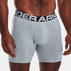 언더아머팬티 PQF 1363617-465 남성 Charged Cotton 6인치 Boxerjock 3장