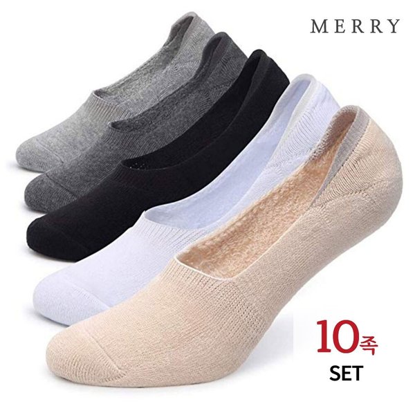 10족 세트 특허 폭신한 쿠션 더블밴드 페이크삭스/양말