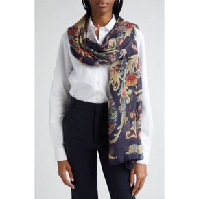 4891334 Etro Paisley Silk Scarf