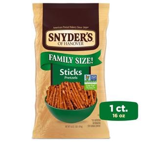 [해외직구] Snyders of Hanover 스나이더스하노버 프레첼 스틱 패밀리 사이즈 454g 4팩