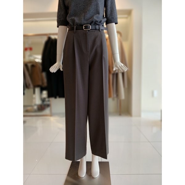 [여주점] 씨씨콜렉트 벨티드핀턱와이드팬츠 E261msa103