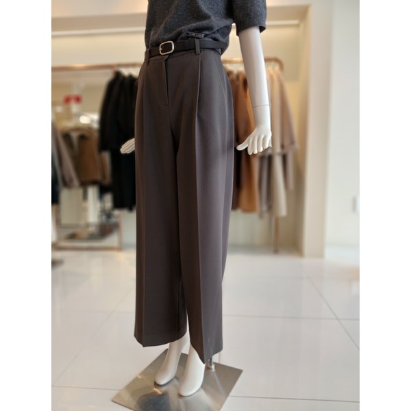 [여주점] 씨씨콜렉트 벨티드핀턱와이드팬츠 E261msa103