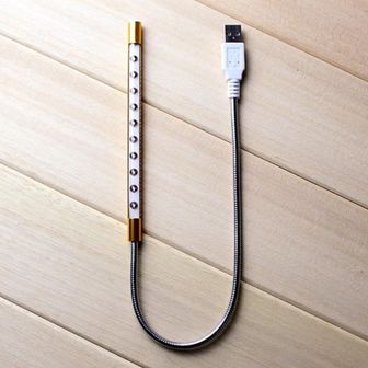  터치형 USB 10구 LED스탠드-색상랜덤 LED등 LED램프