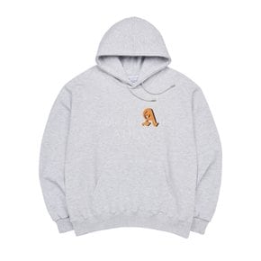 PIXEL A LOGO HOODIE MELANGE-픽셀A로고