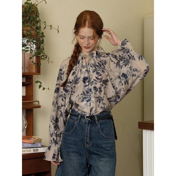 DD_Ink graden loose blouse_GRAY