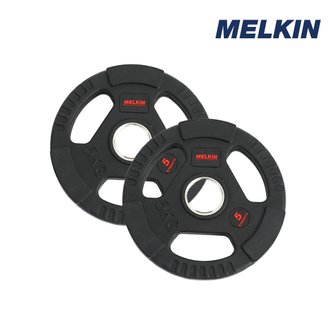 멜킨스포츠 멜킨 바벨 원판 고무 데드리프트 중량 50mm 역기 5kg 2개