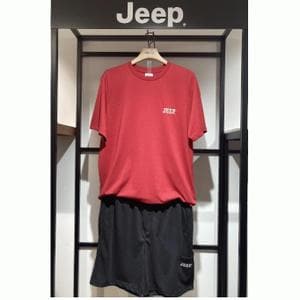 Jeep 지프 아웃도어 반팔티 반바지트레이닝 세트12 JP2TSU39599512