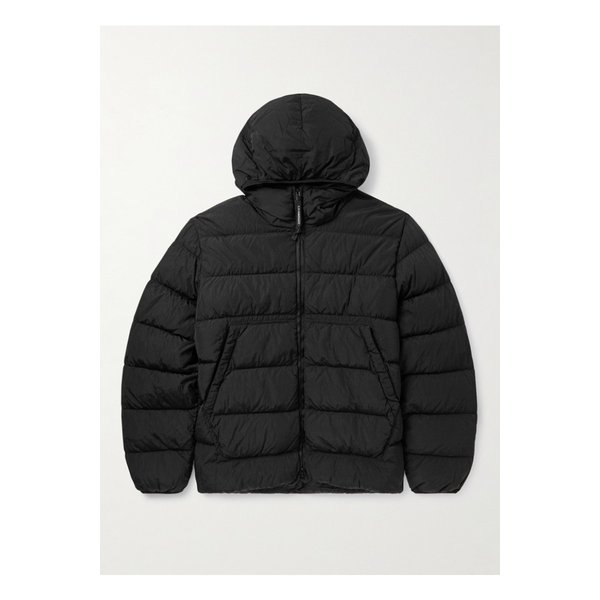 크롬 R 패딩 리사이클 셸 후드 다운 재킷 블랙 46376663162831289