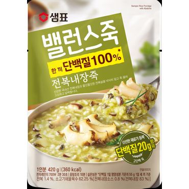 샘표 밸런스죽 전복내장죽 420g