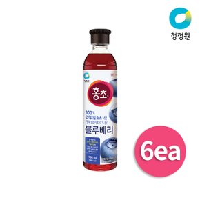 홍초 블루베리 900ml x 6