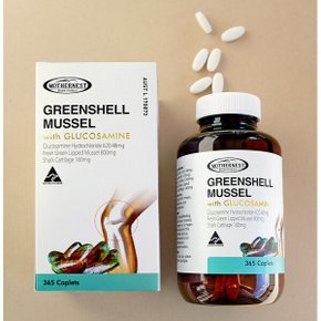 호주 직구 초록잎홍합 고함량 글루코사민 1500mg 365정 관절연골 초록입홍합 고함량