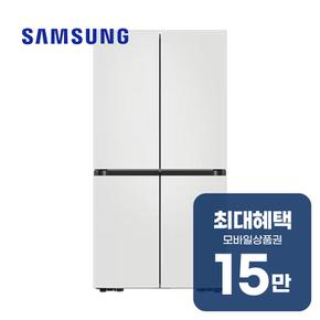 비스포크 4도어 냉장고 905L (매트 멜로우 화이트) RF90DG90124W 렌탈 60개월 월 54900원