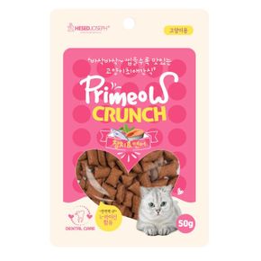 고양이 냥이 최애 간식 크런치 참치 연어 50g 10개