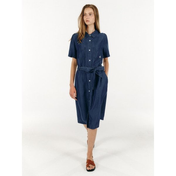 데님 벨트 원피스(MAFBOP20MBL)