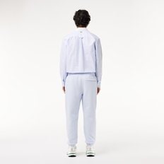 (남성) LACOSTE PARIS 뱃지 조거 트랙 팬츠 XH7441-54G J2G(라이트 라벤더)