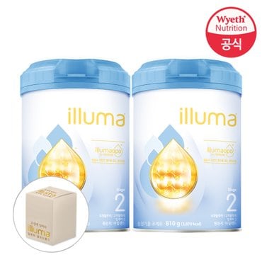 일루마 [NEW] 일루마 분유 2단계 810g, 2통