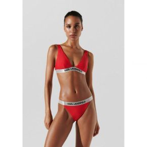 4608026 KARL LAGERFELD Bikini top - high risk red 77357800