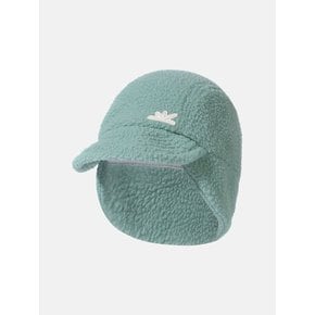 Pile Fleece Earflap Cap Light Teal