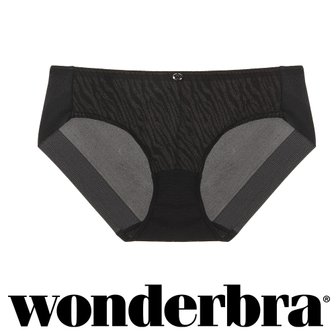 WONDERBRA 원더팬티 노와이어 풀커버 누드블랙 팬티 1종 WBWPT0M78T