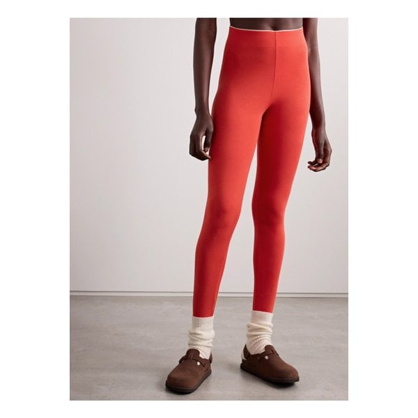 하모니아 스트레치  피마 코튼 저지 스터럽 레깅스 브라이트 오렌지 1647597340909066