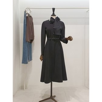 ZOOC [파주점] 쥬크 주크 리본탈착 벨티드 원피스​ V254PSE931