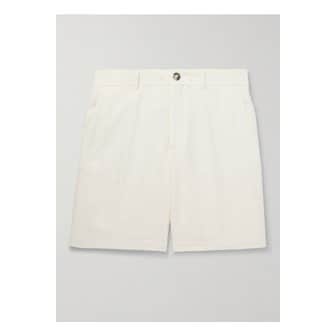 부르넬로쿠치넬리 브루넬로쿠치넬리 스트레이트 리넨 실크 울 코튼 혼방 버뮤다 쇼츠 뉴트럴 1647597342023530