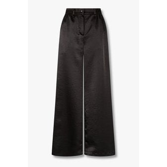 VOV [부산점] 보브)) 새틴 와이드 핏 밴딩 팬츠 (7126230103)