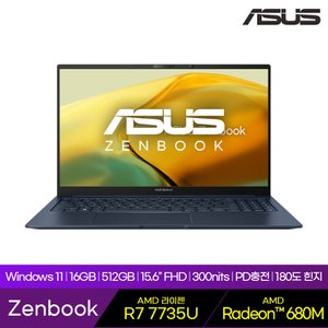 ASUS [공식][ASUS]  젠북15 UM3504DA-BN303W R7 7735U 16GB 512GB 노트북