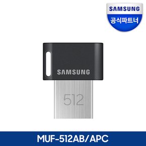 삼성전자 공식인증 FIT PLUS MUF-AB USB메모리 3.1 512GB 정품