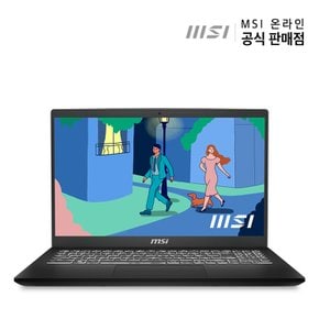 [ 공식]모던 15 B7M-R5 매트 블랙 15.6형 라이젠 R5-7530U/8G/512G/1.75Kg/FHD/PD충전/OS미탑재