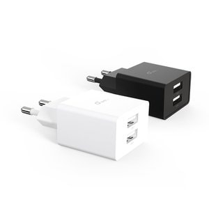 아이오랩 아이차저 USB 고속 충전기 2포트 멀티 충전기