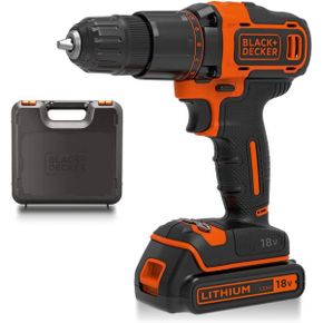 영국 보쉬 전동드릴 블랙 DECKER 18 V Cordless 2Gear Combi Hammer Drill Power Tool with Kitb