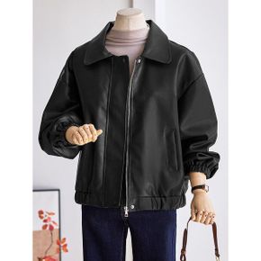 레자 트렌디 카라 라이더 점퍼 T2509JP011C_P405802617