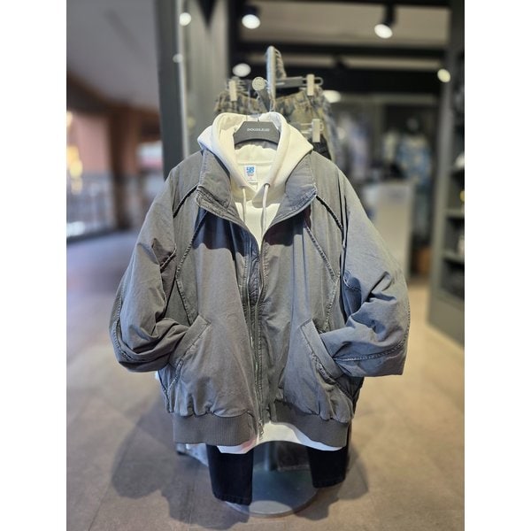 [시흥점] 피그먼트워싱 코튼 절개 오리털 오버핏 점퍼(남녀공용)/JGZZ62901CH