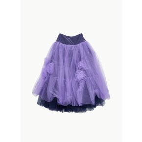 몰리고다드 24FW MOLLY GODDARD JESS SKIRT IN PURPLE/NAVY