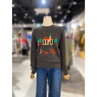 베네통 [여주점] 울 인타샤 긴팔 니트 (BAKPA8561)