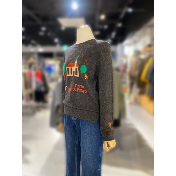 [여주점] 울 인타샤 긴팔 니트 (BAKPA8561)