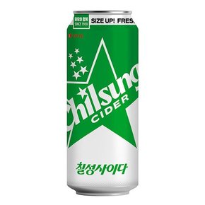 칠성사이다 490ml 12캔 점보 사이즈