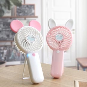 마쉬멜로우 마우스 대용량 충전식 핸디 선풍기
