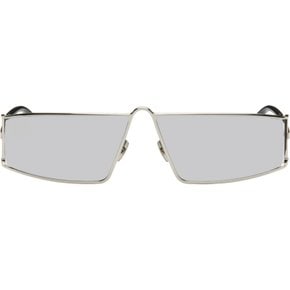 SSENSE 익스클루시브 실버 SL 606 선글라스 SL 606-003 SILVER/SILVER