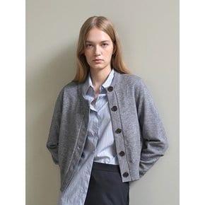 UNBALANCED KNIT CARDIGAN / 3COLOR