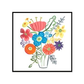 그림액자 Floral Medley I, 파리다 자만