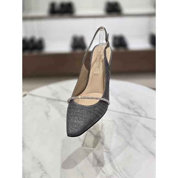 [시흥점] 여성 크리스탈 펄 스트랩 슬링백 (FLO305)