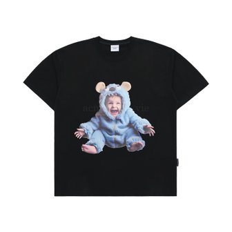 아크메드라비 BABY FACE MONSTER BABY SHORT SLEEVE T-SHIRT BLACK 몬스터베이비 SSBKBF-MSB