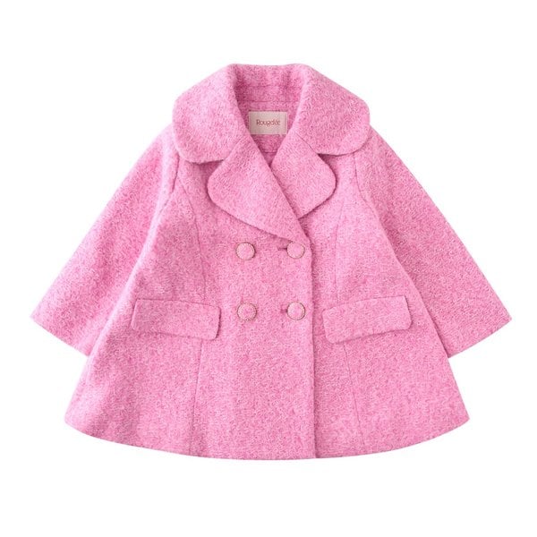 [여주점] 루즈페  -  핑크빅카라A라인코트  74C1910201