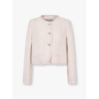 GCUT 린넨 블렌드 아웃 포켓 자켓 _아이보리 7225210702