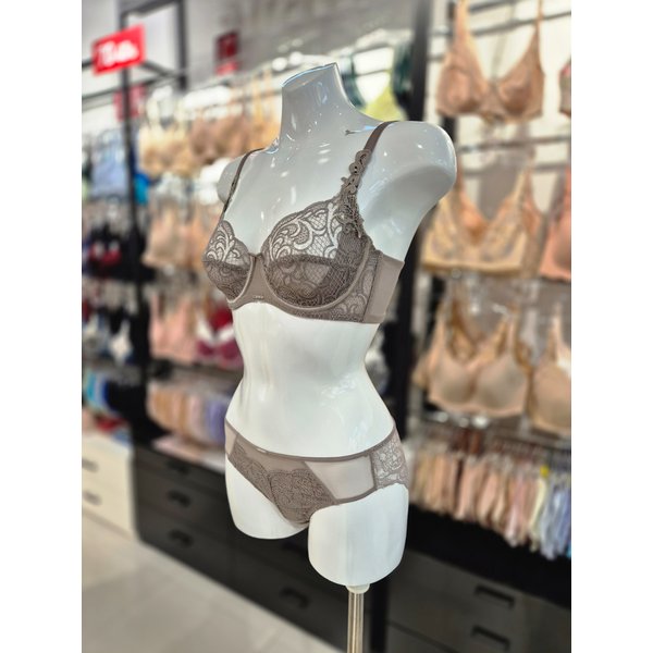 [시흥점] S 비너스 ) 오르화 타투망 풀컵 홑겹 브라,망레이스팬티 세트 [OBR7827/OPT7827S-DB]
