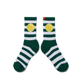 THE MENS TENNIS RUGBY SOCK - GREEN/WHITE