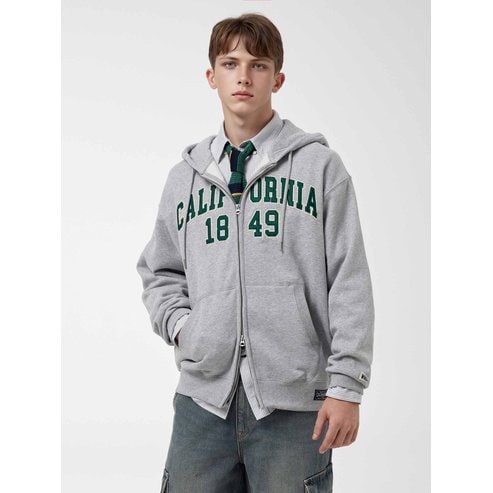 후아유 Signature Patch Hood Zip-up(Brushed) WHMZF4911U