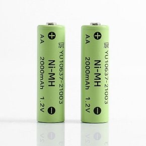 2000mAh 니켈수소 AA 충전지 2p NI-MH 충전배터리 (WD4BB87)